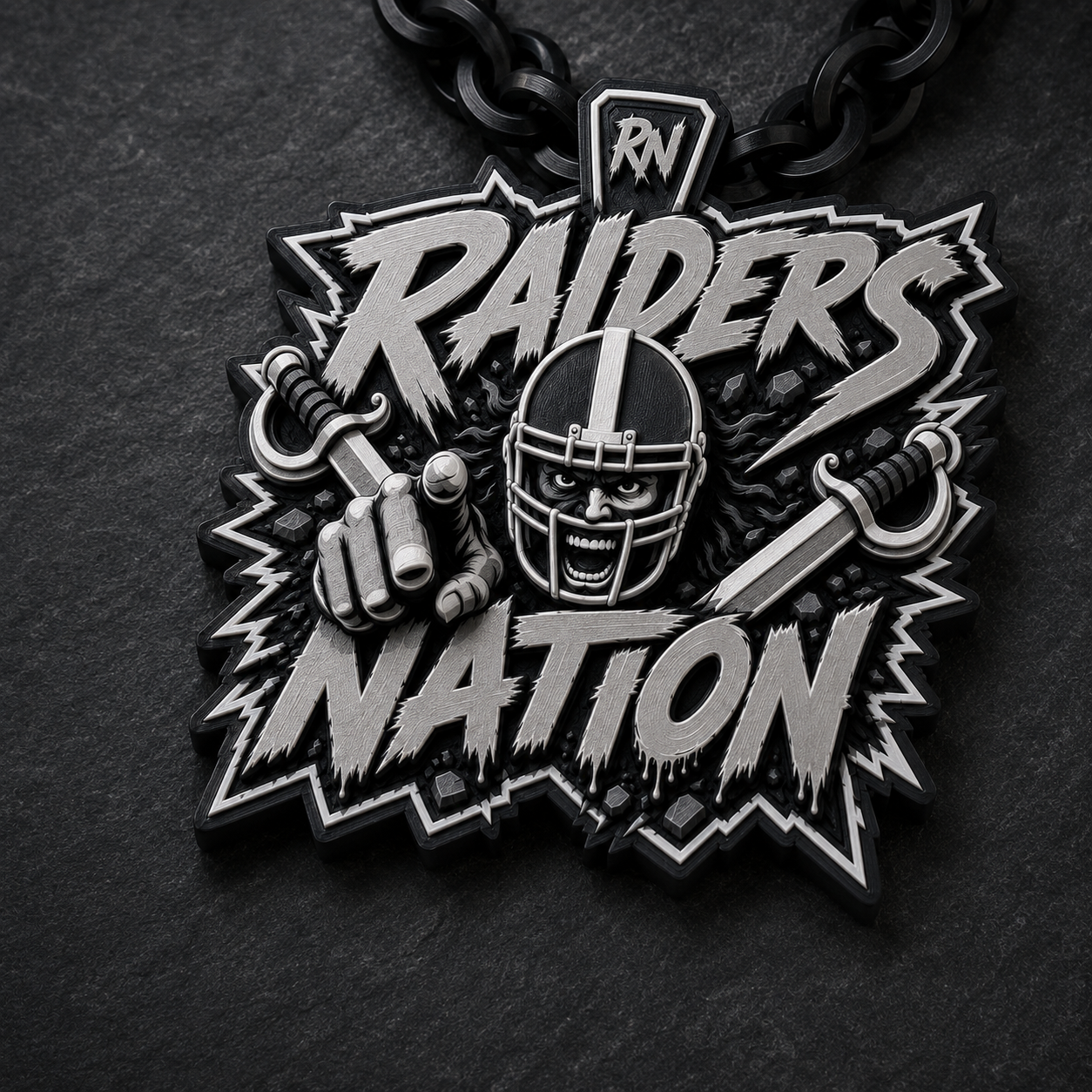 Raiders Nation custom Hype Chain